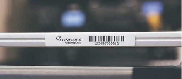 UHF-tunniste Confidex Silverline Slim 100 x 13 mm